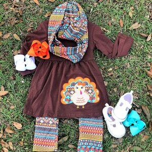 Turkey Applique 3 Piece Set